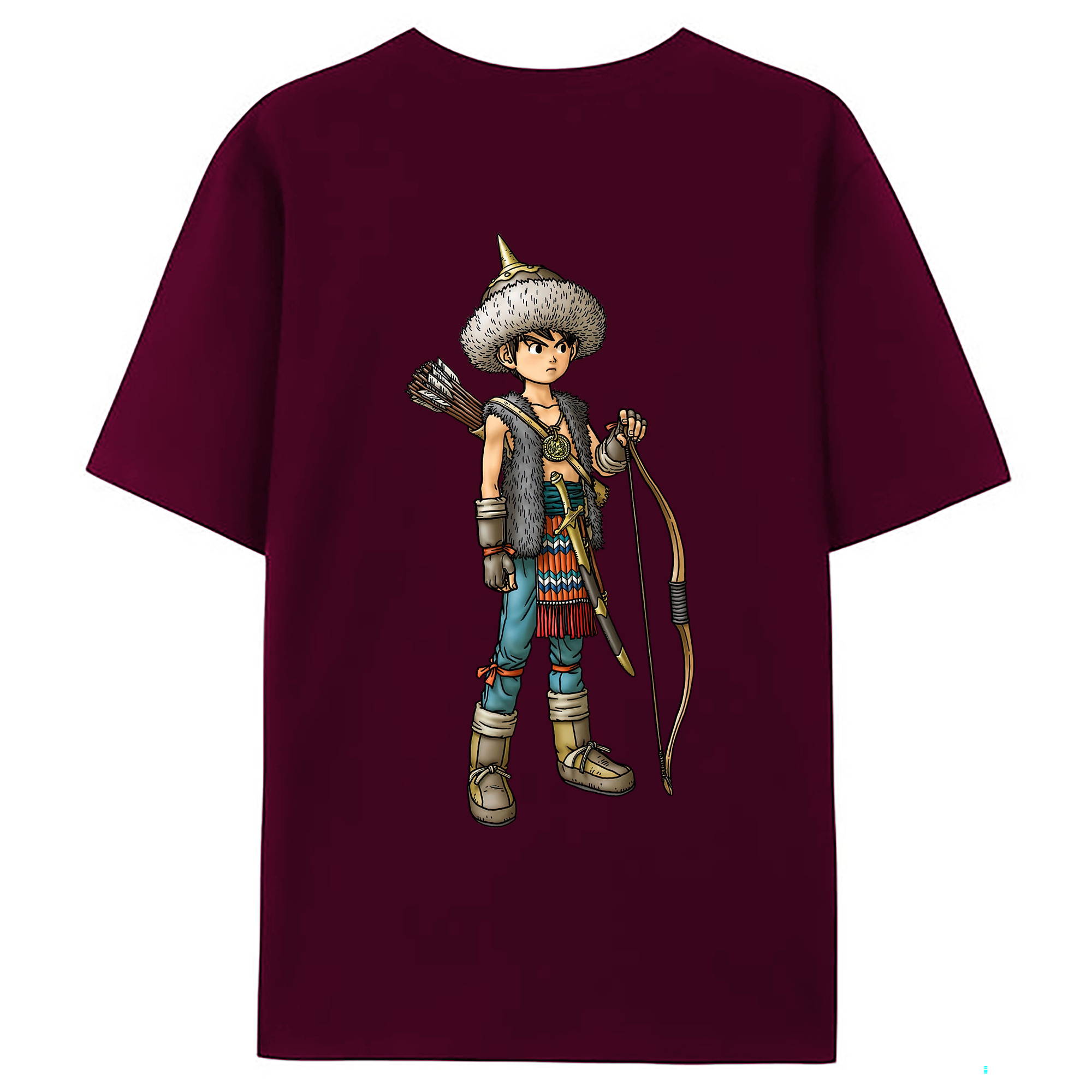 （画像用） ドラゴンクエスト Doragon Kuesuto Dragon Quest レディース半袖Tシャツ(バックプリント)